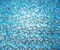 Turquoise-Gold Polyester Sequined Tulle Mesh Fabric By the Yard